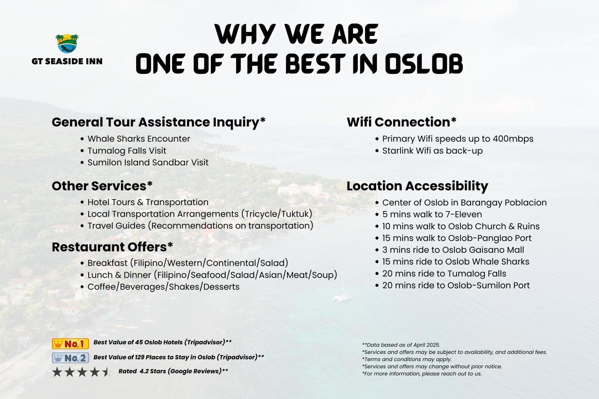 Gt Seaside Inn Oslob Exteriér fotografie